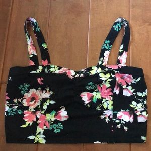 Floral crop top